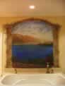 Mural above Bath Tub